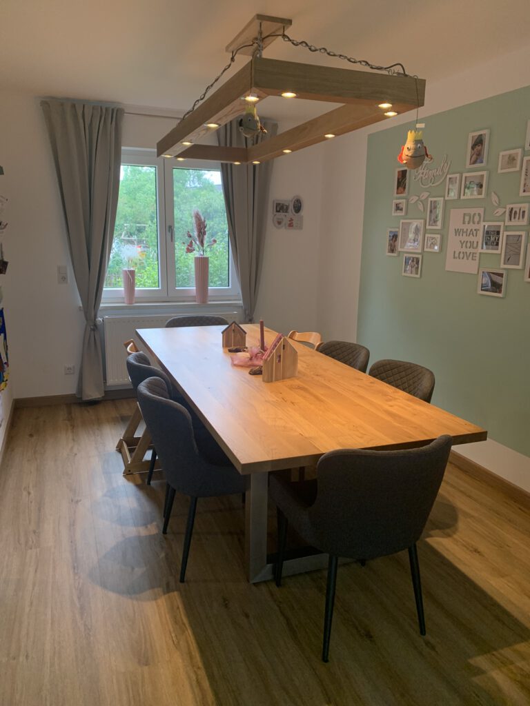 Esstisch, massive Asteiche 40mm